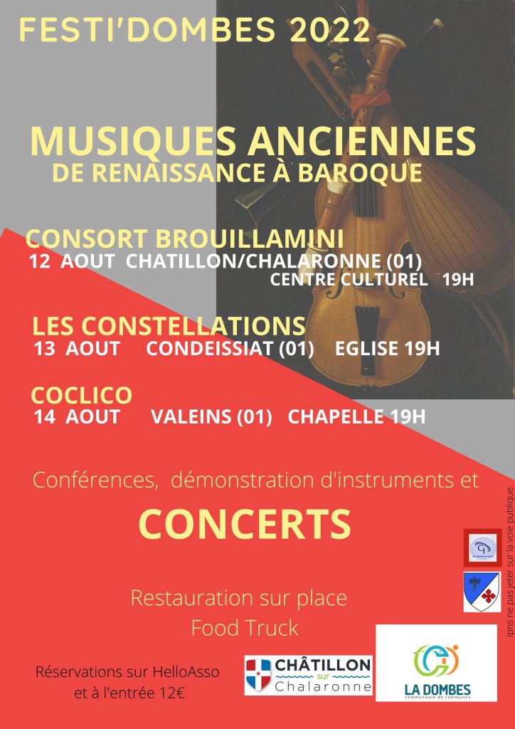 Concerts Festi'Dombes musique baroque